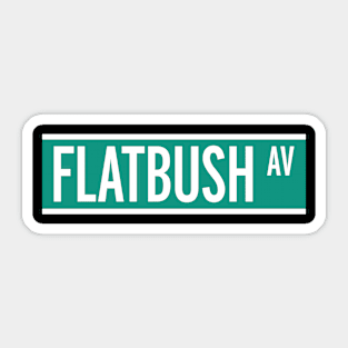 Flatbush Av Sticker